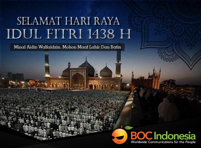Ucapan Idul Fitri 2017