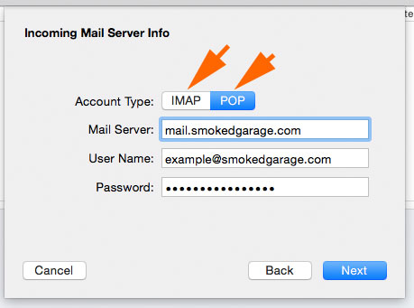 Macmail setting installation