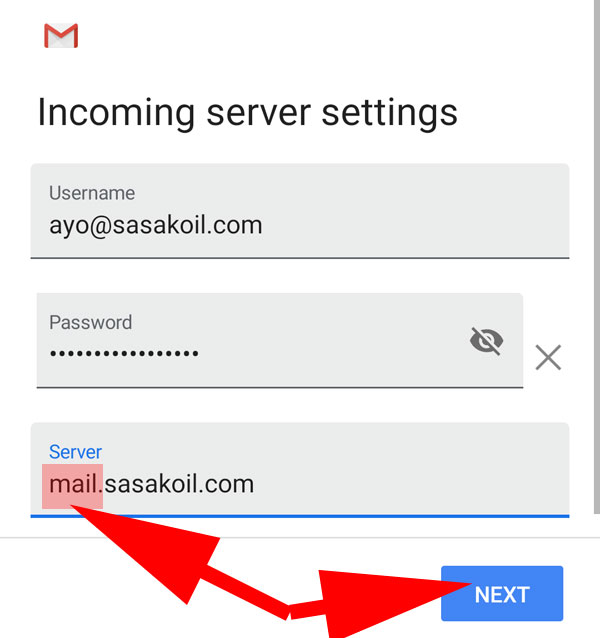 Setting email di Android Smartphone