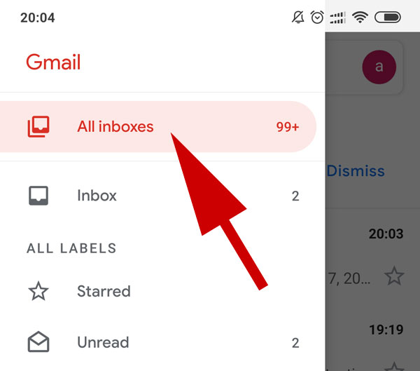 Setting email di Android Smartphone