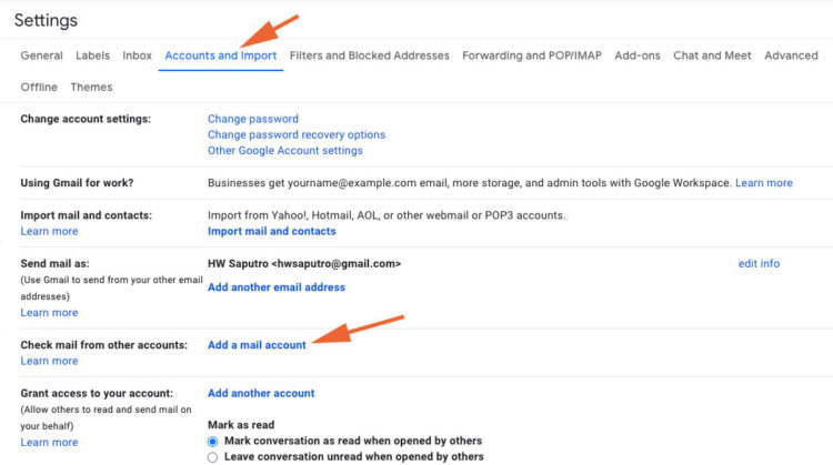 Cara setting email bisnis di gmail