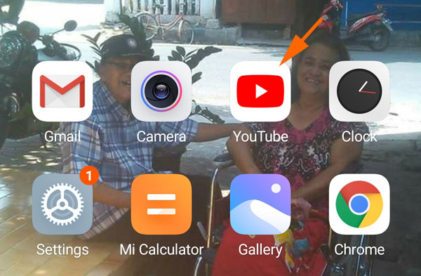 Upload youtube ke handphone