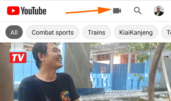 Cara upload youtube ke HP