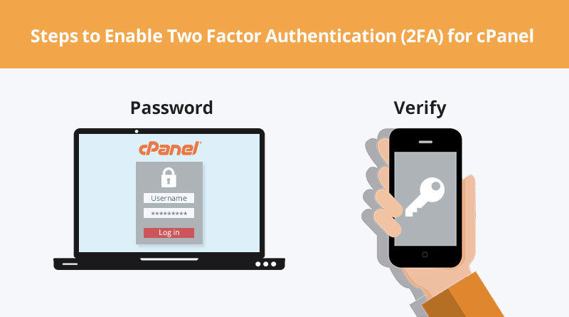 Cara aktifkan setting two factor authentication cPanel